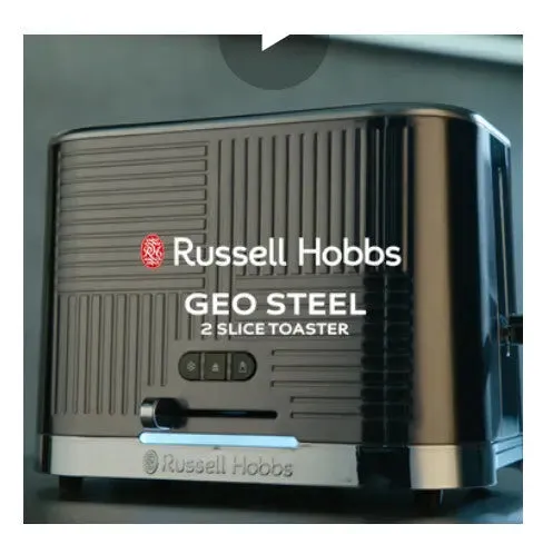 Russell Hobbs Geo Steel 2 slice(s) Stainless steel