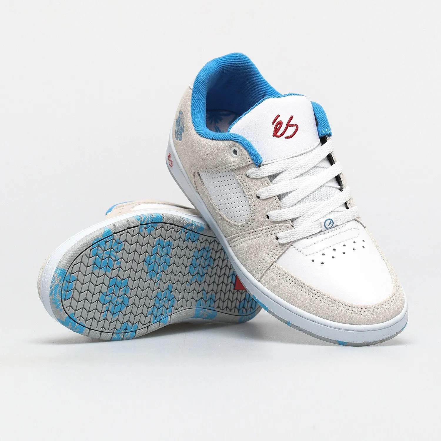 éS Shoes Accel Slim - White/Blue/Red