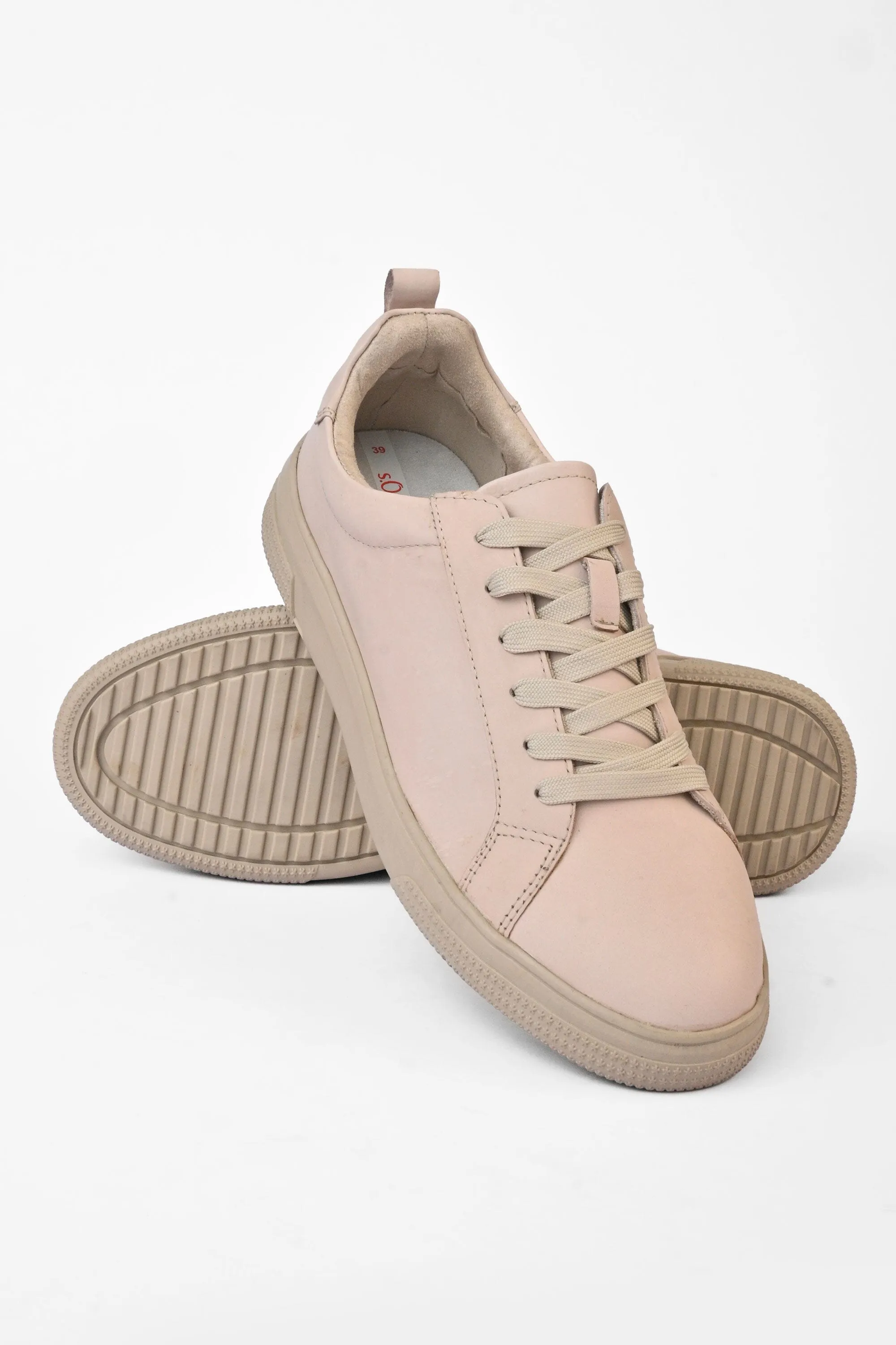 S.Oliver Unisex Soft Sole Leather Sneakers