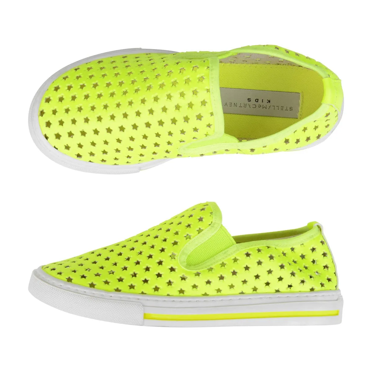 Stella McCartney Boys Neon Slip On Shoes