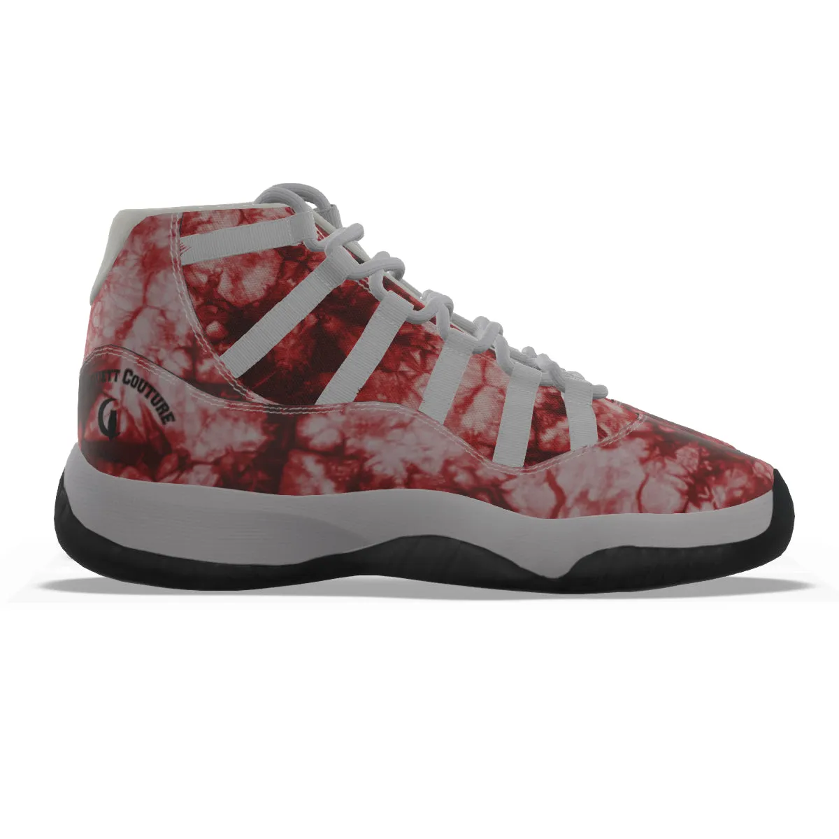 TIE DYE RED High Top Basketball Shoes