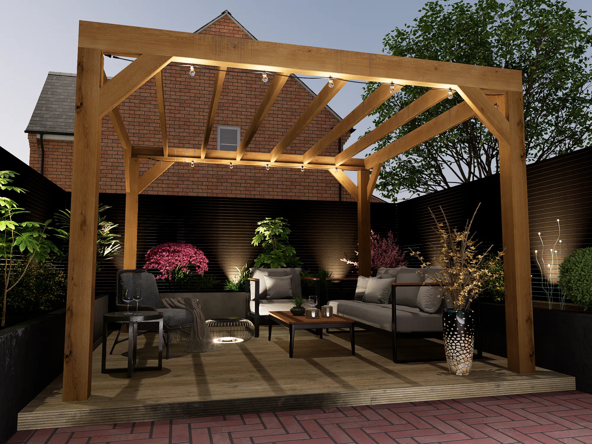 Timbakit Chunky Box Pergola Kit