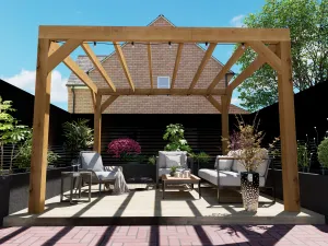 Timbakit Chunky Box Pergola Kit