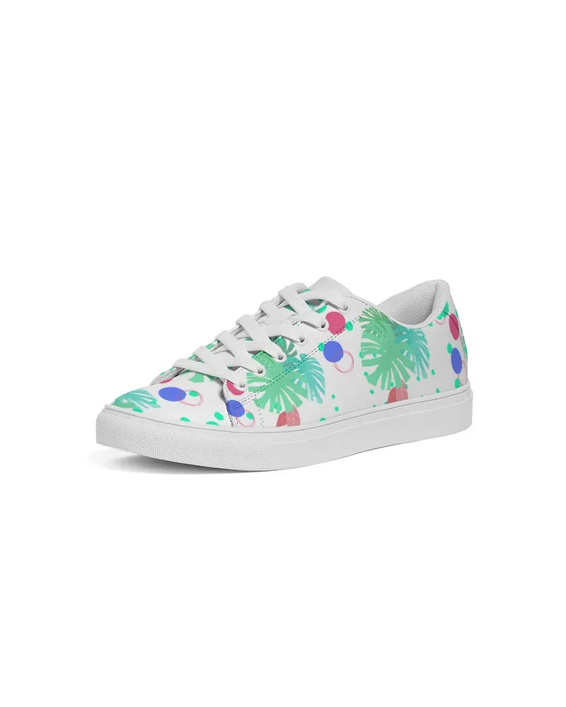 Tropical Leaves N Dots Sneakers