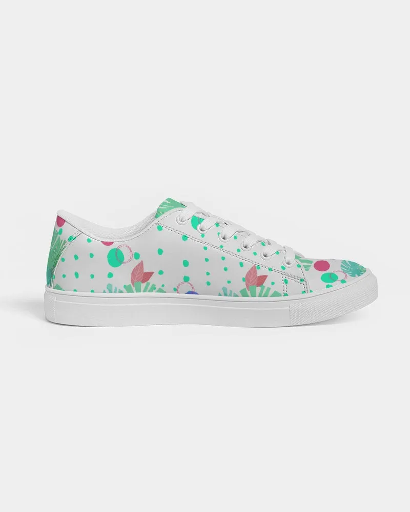 Tropical Leaves N Dots Sneakers