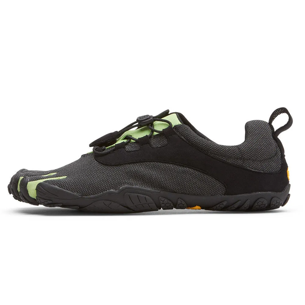 V-Run Retro Mens Black Green Black