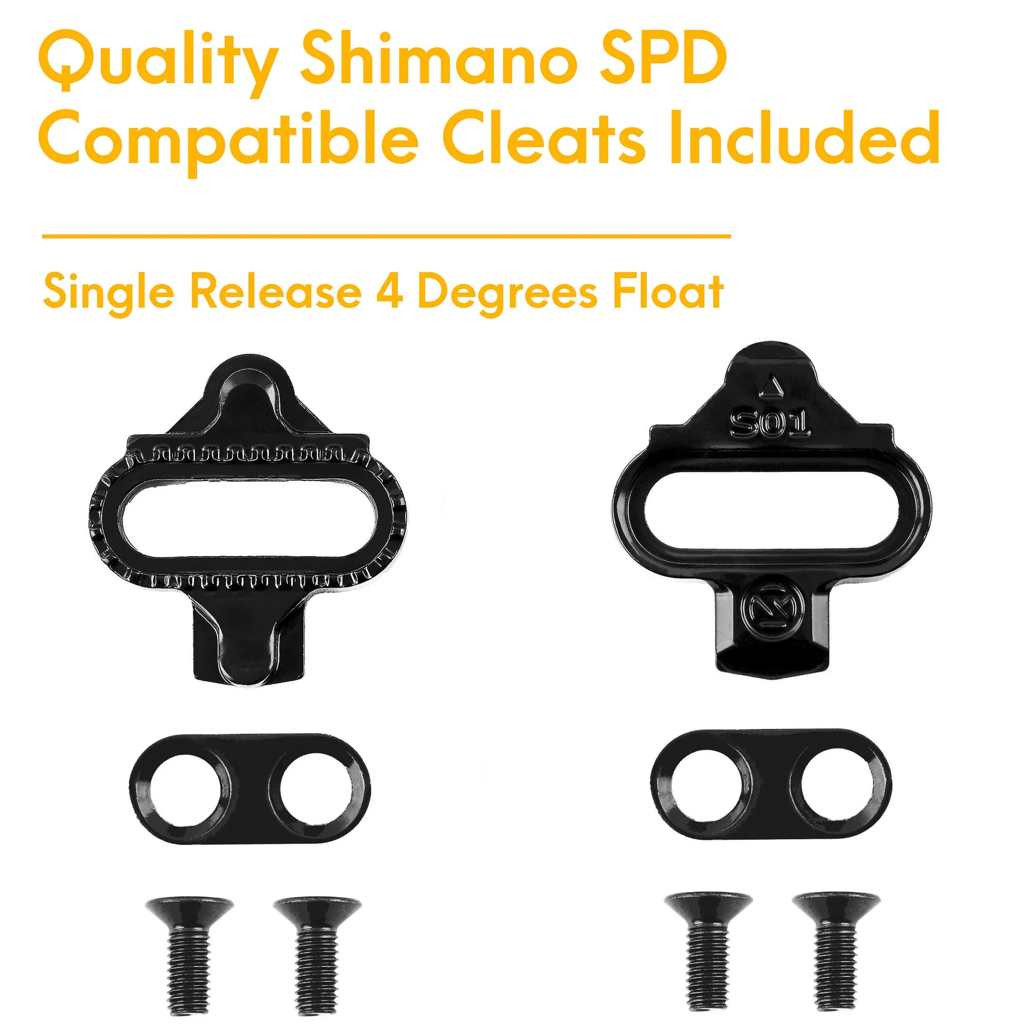 VENZO Convert Peloton Pedals to Dual Function - Compatible with Shimano SPD Adaptor Converter & Look Delta - Peloton Bike and Bike   Pedals Add On ONLY (Pedals Not Included)