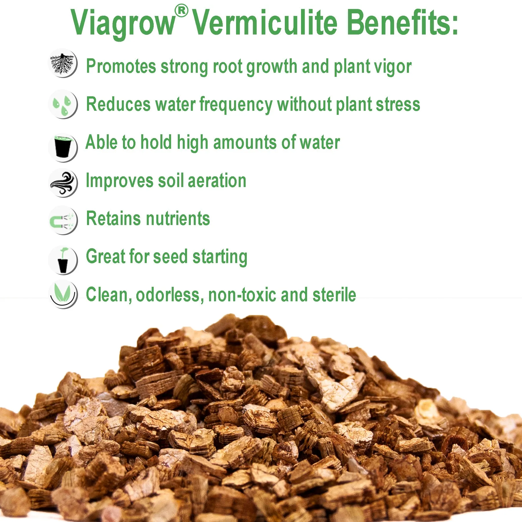 Viagrow 4CU.FT. Vermiculite, Course and Chunky (EA)