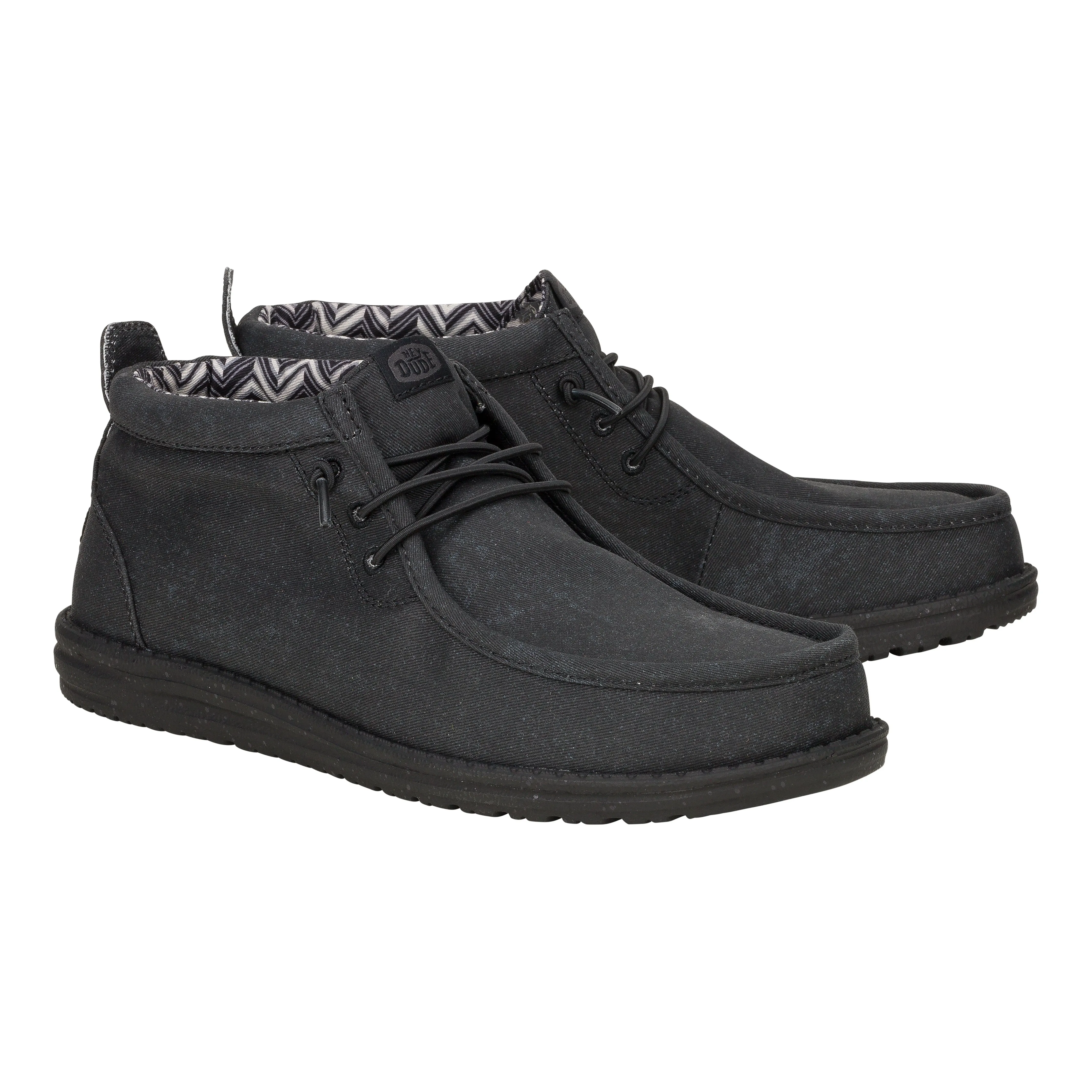 Wally Mid Stretch Canvas - Black/Black