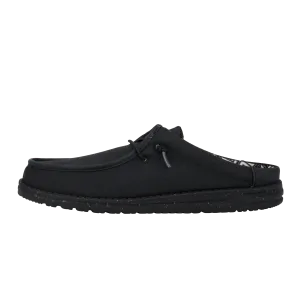 Wally Slip Stretch Canvas - Black/Black