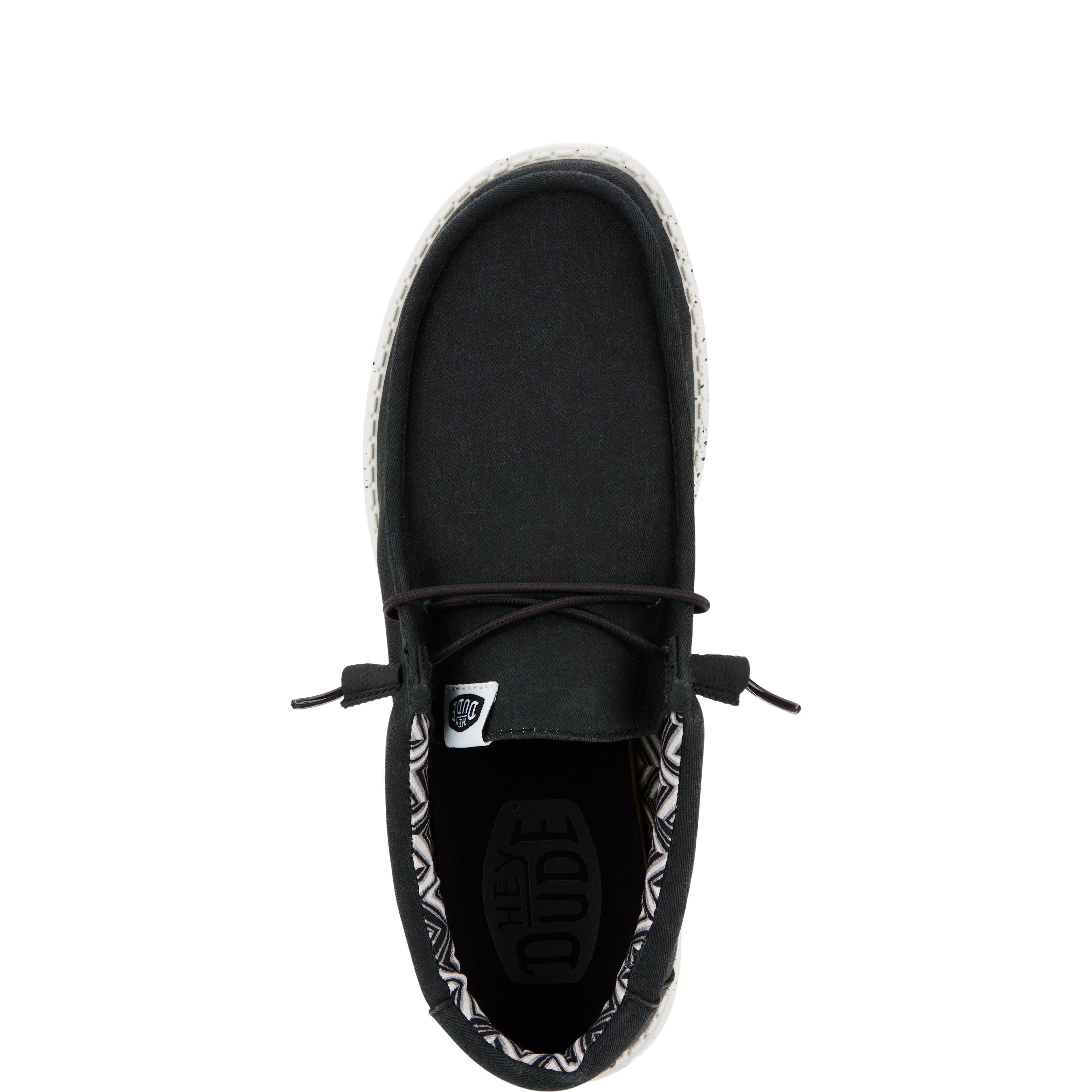 Wally Stretch Canvas - Black/White