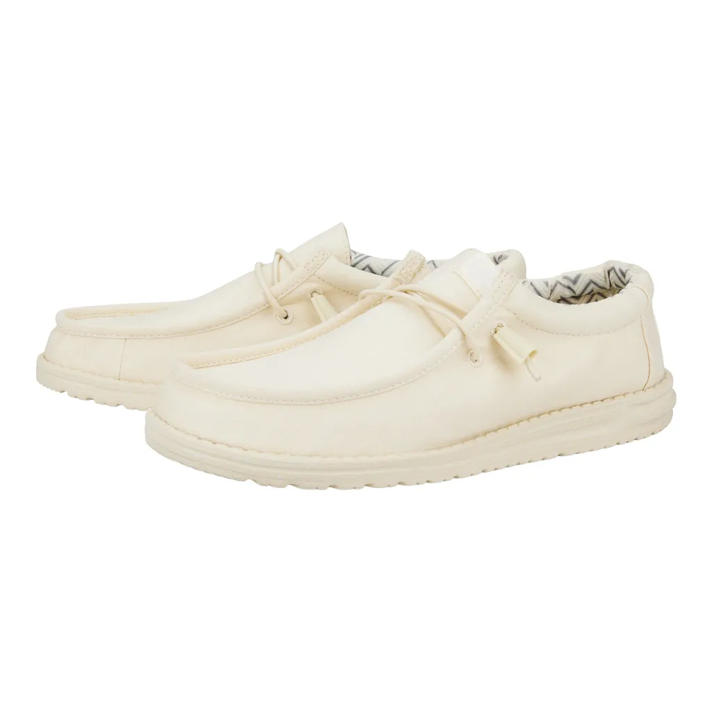 Wally Stretch Canvas - Stone White