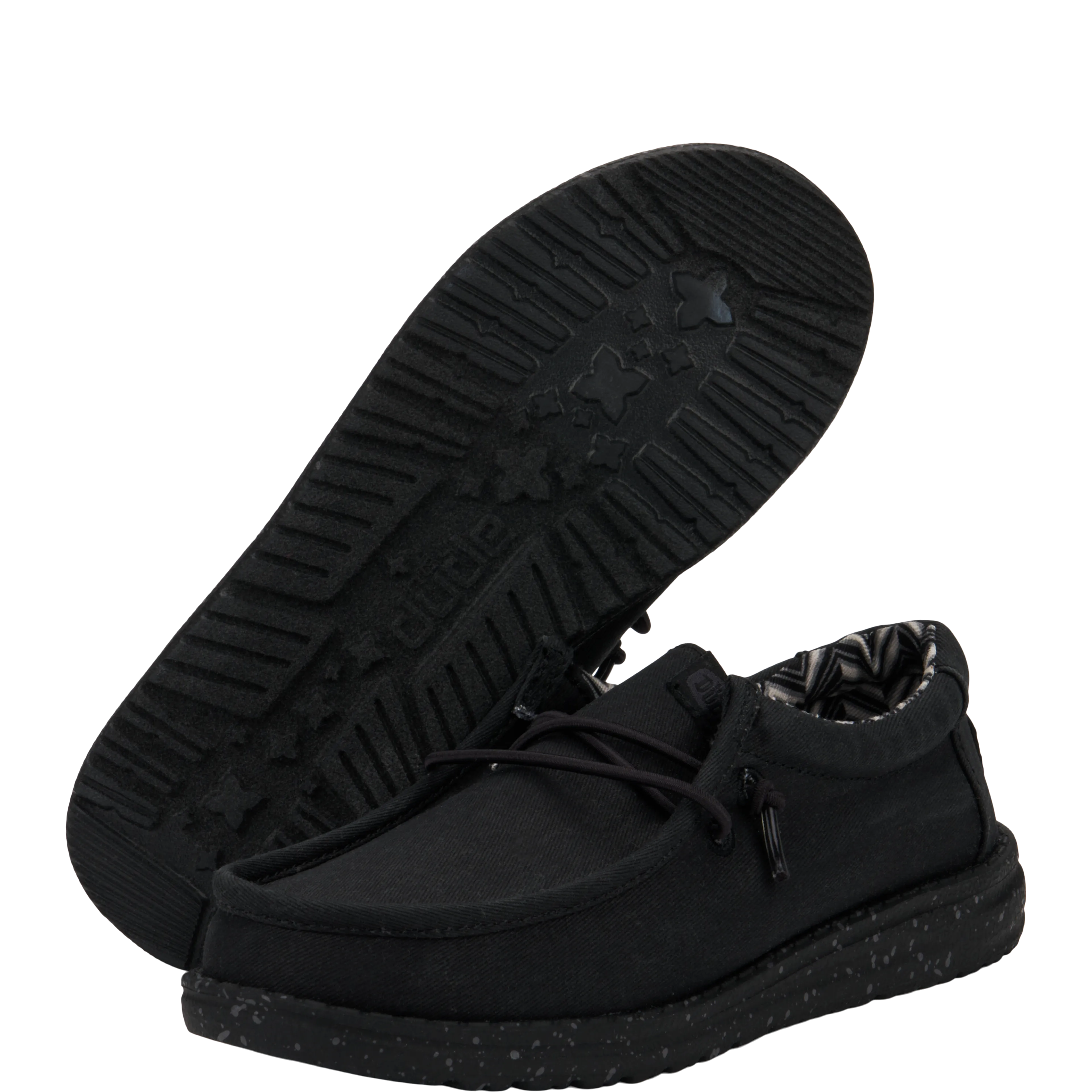 Wally Youth Stretch Canvas - Black/Black