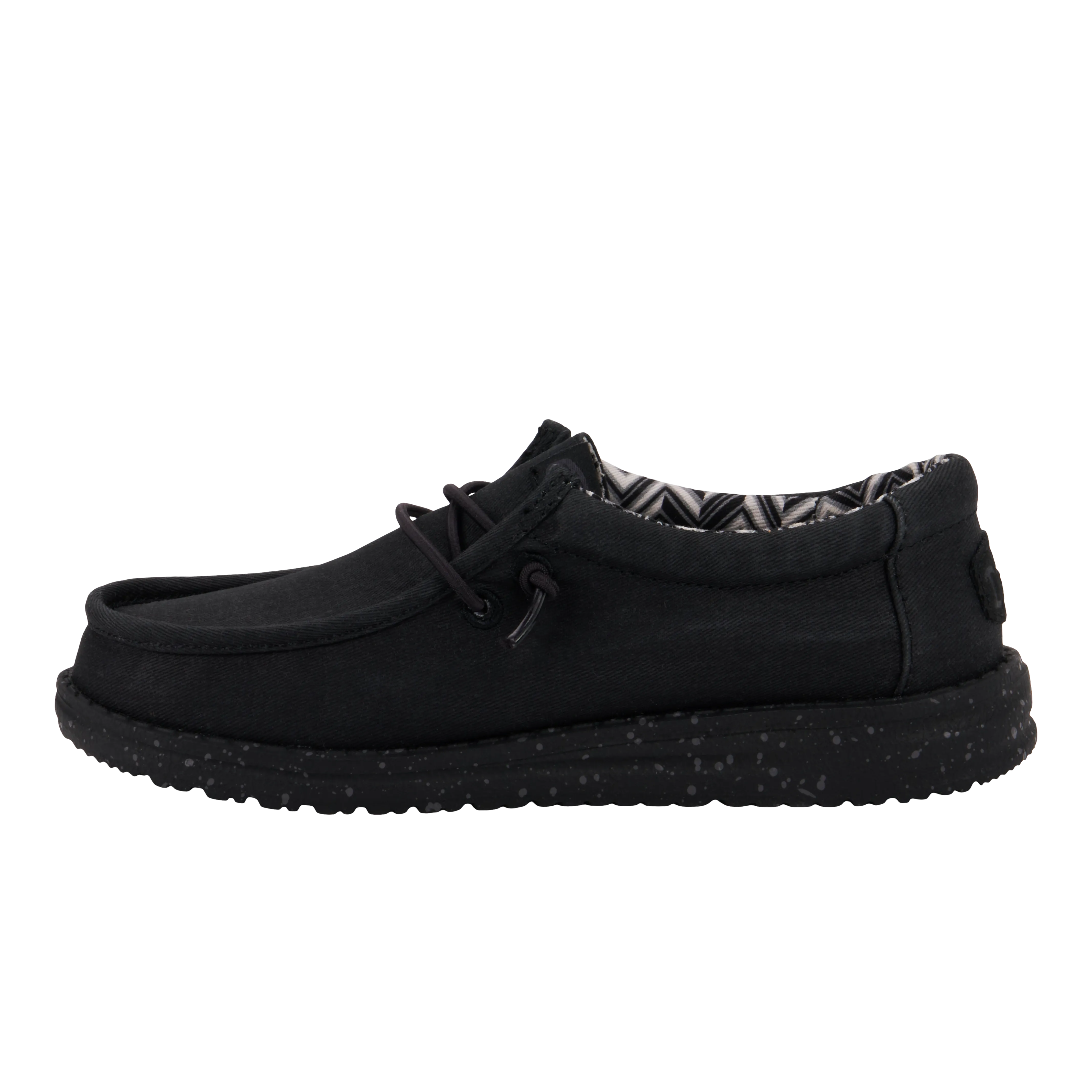 Wally Youth Stretch Canvas - Black/Black