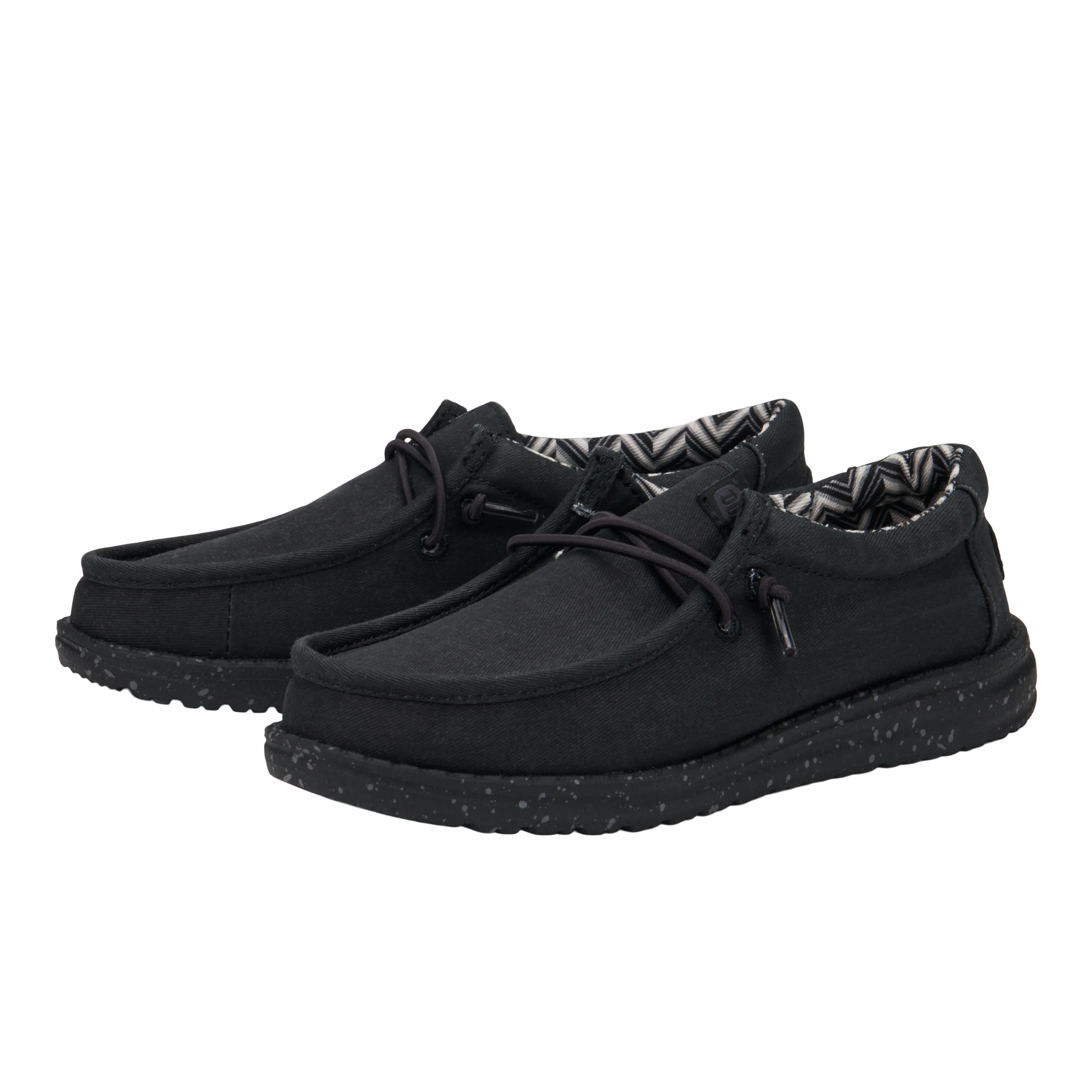 Wally Youth Stretch Canvas - Black/Black