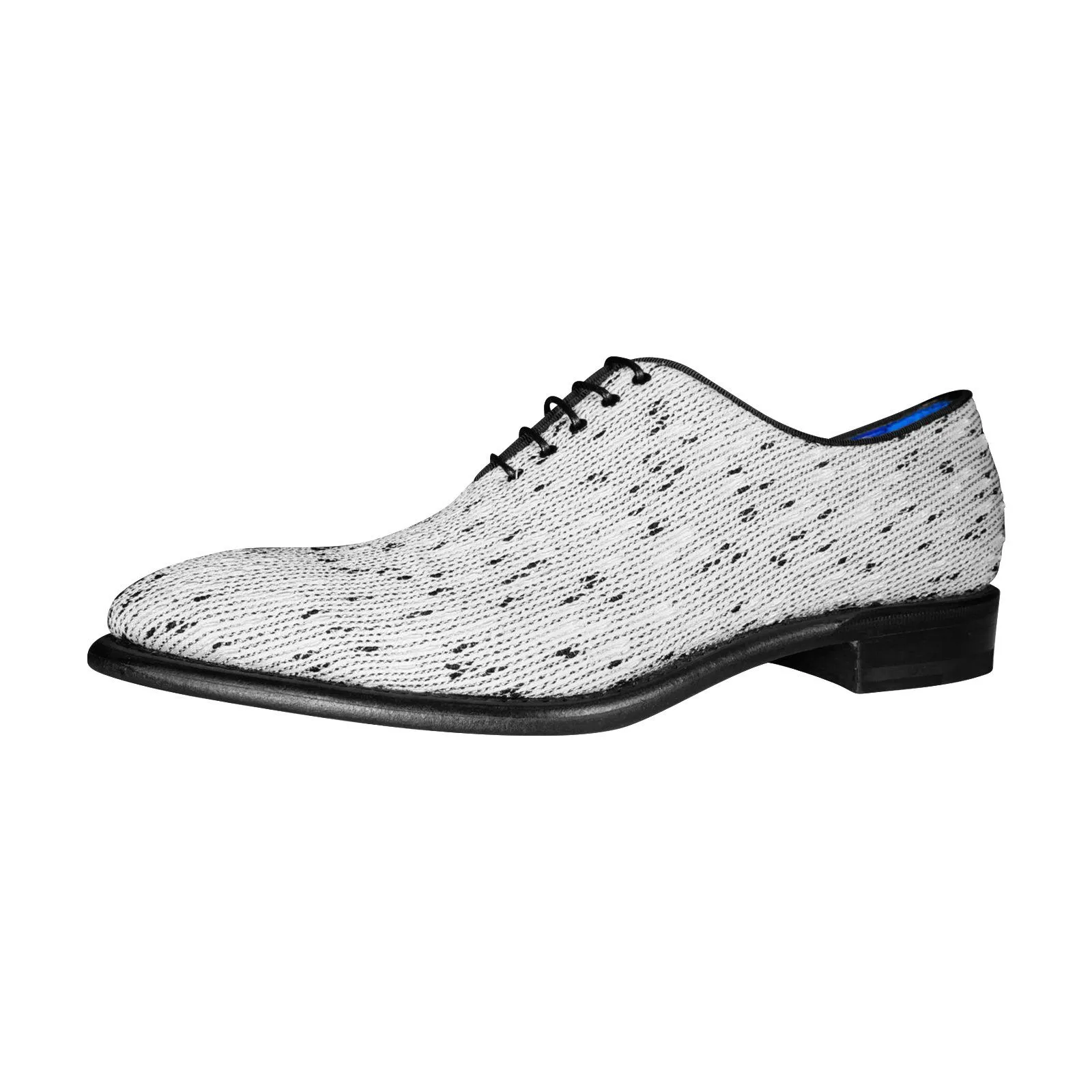 White Tweed Legare Lace Ups