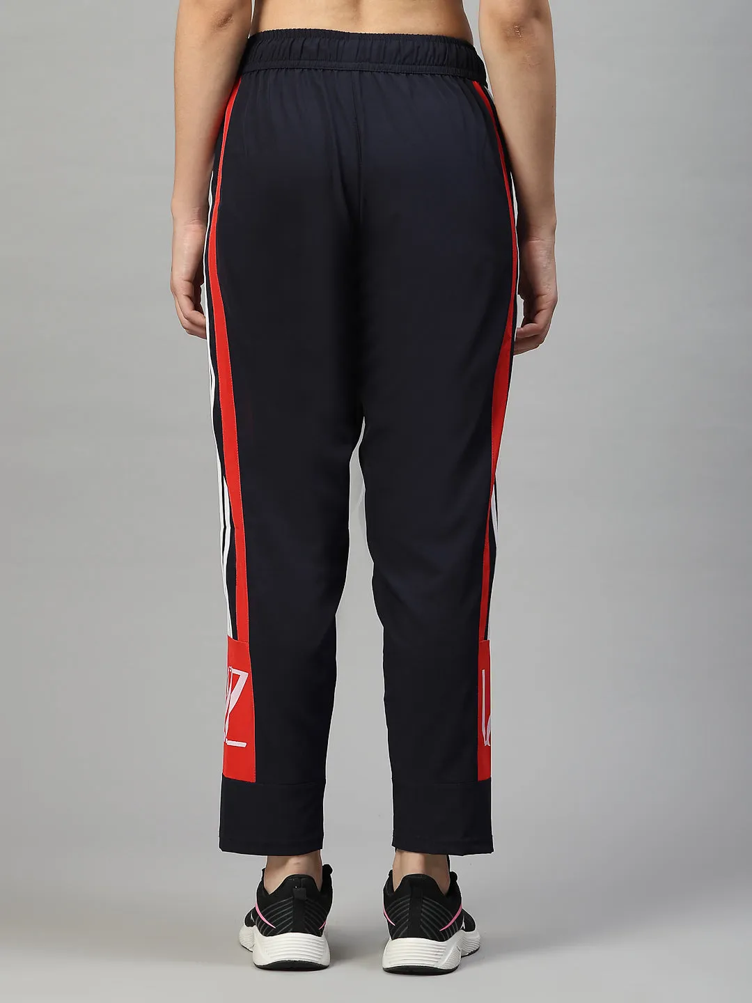 Women's Cotton Regular Fit Joggers Track Pants with 2 Zippered Pockets