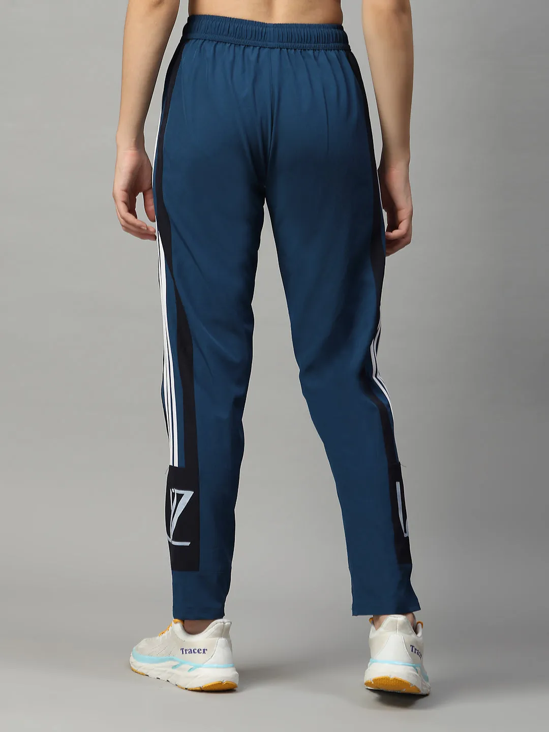 Women's Cotton Regular Fit Joggers Track Pants with 2 Zippered Pockets