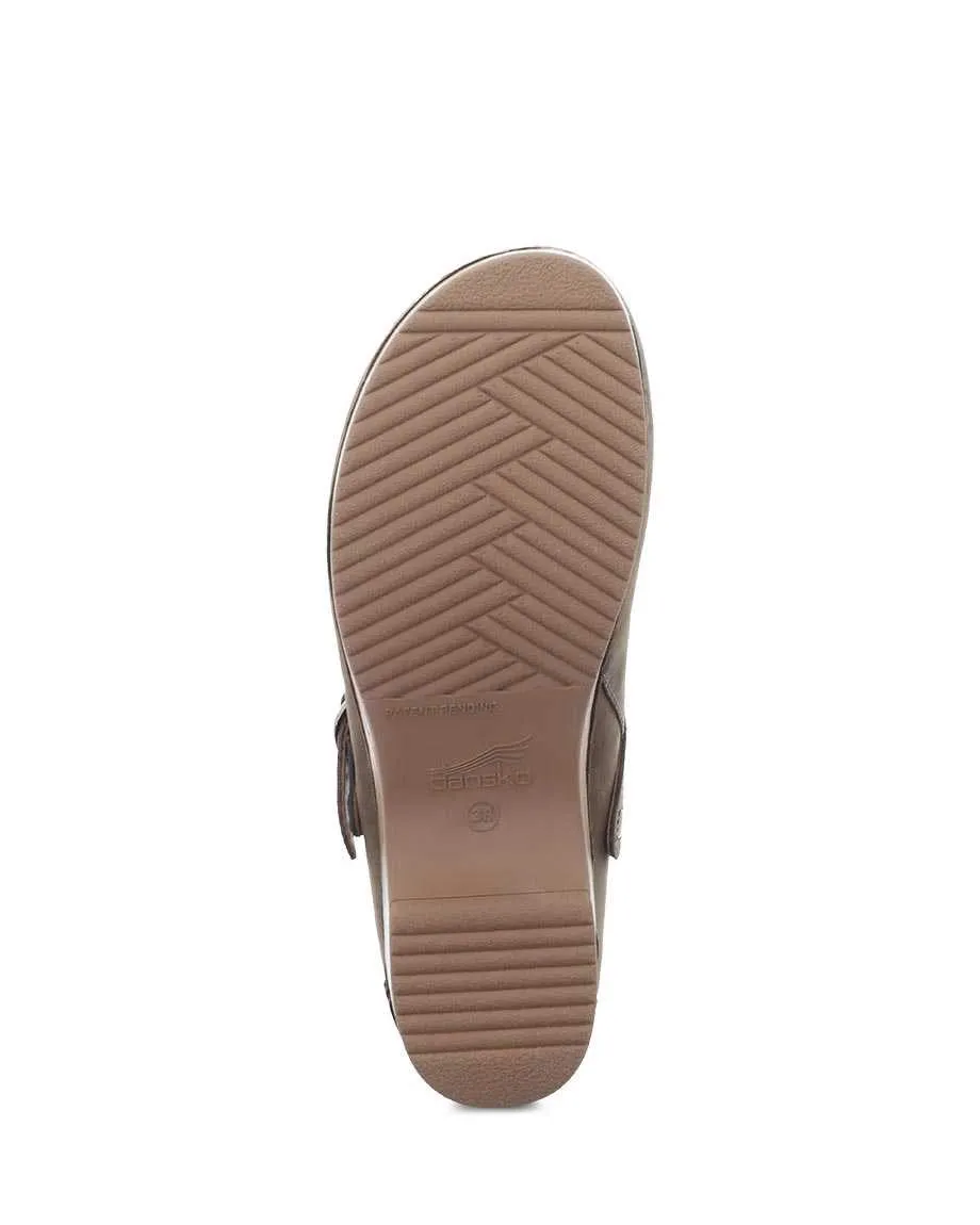 Women's Dansko Berry Color: Mushroom Burnished Nubuck