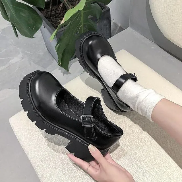 Womens Lolita Mary Jane Style Japanese Vintage Platform Shoes