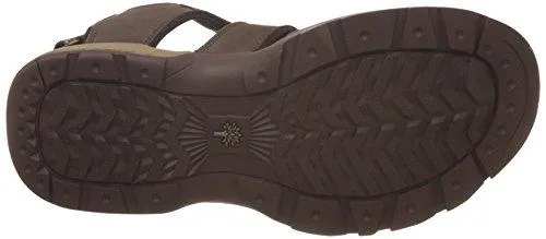 Woodland Men's Brown Leather Sandals and Floaters - 8 UK/India (42 EU)