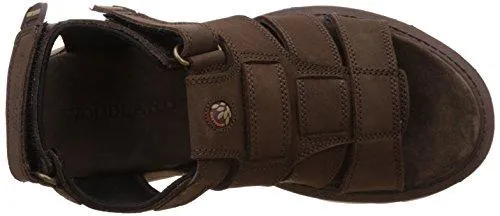 Woodland Men's Brown Leather Sandals and Floaters - 8 UK/India (42 EU)