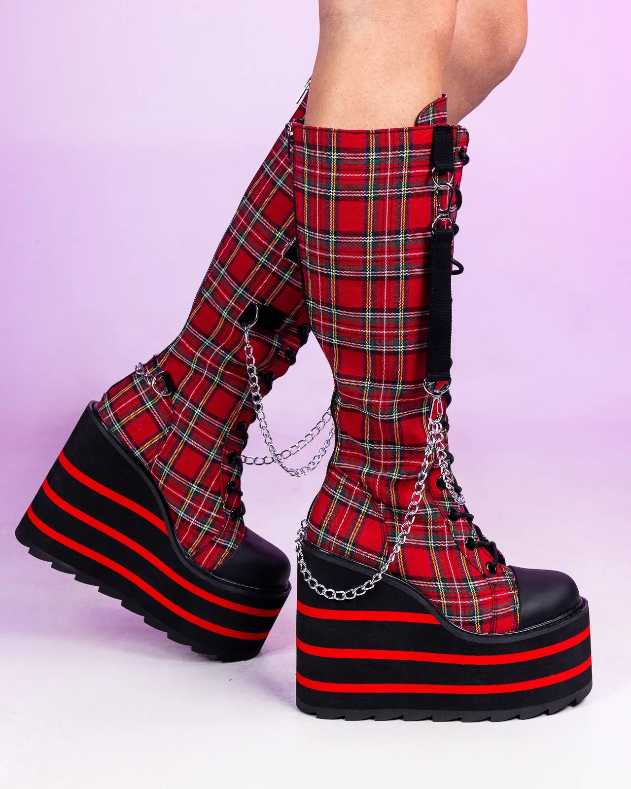 YRU Detention Plaid BNDG Boots