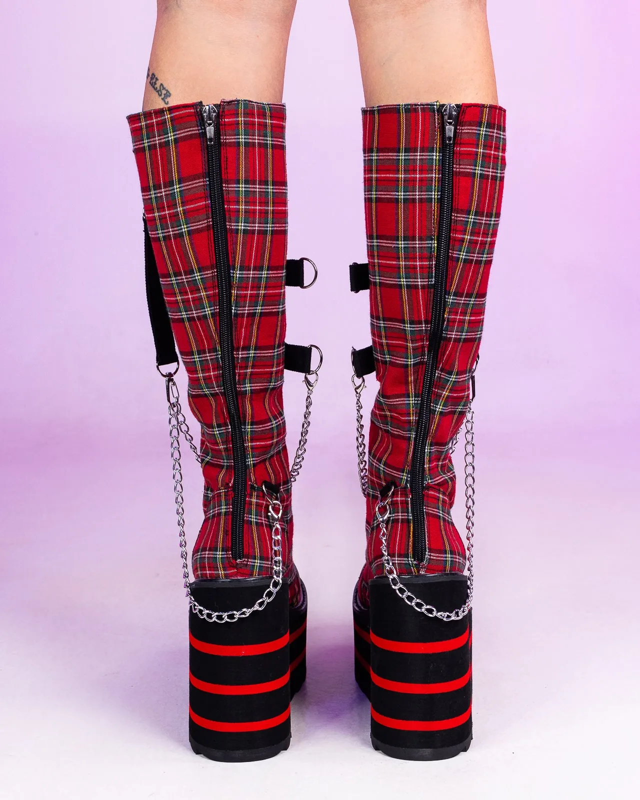 YRU Detention Plaid BNDG Boots