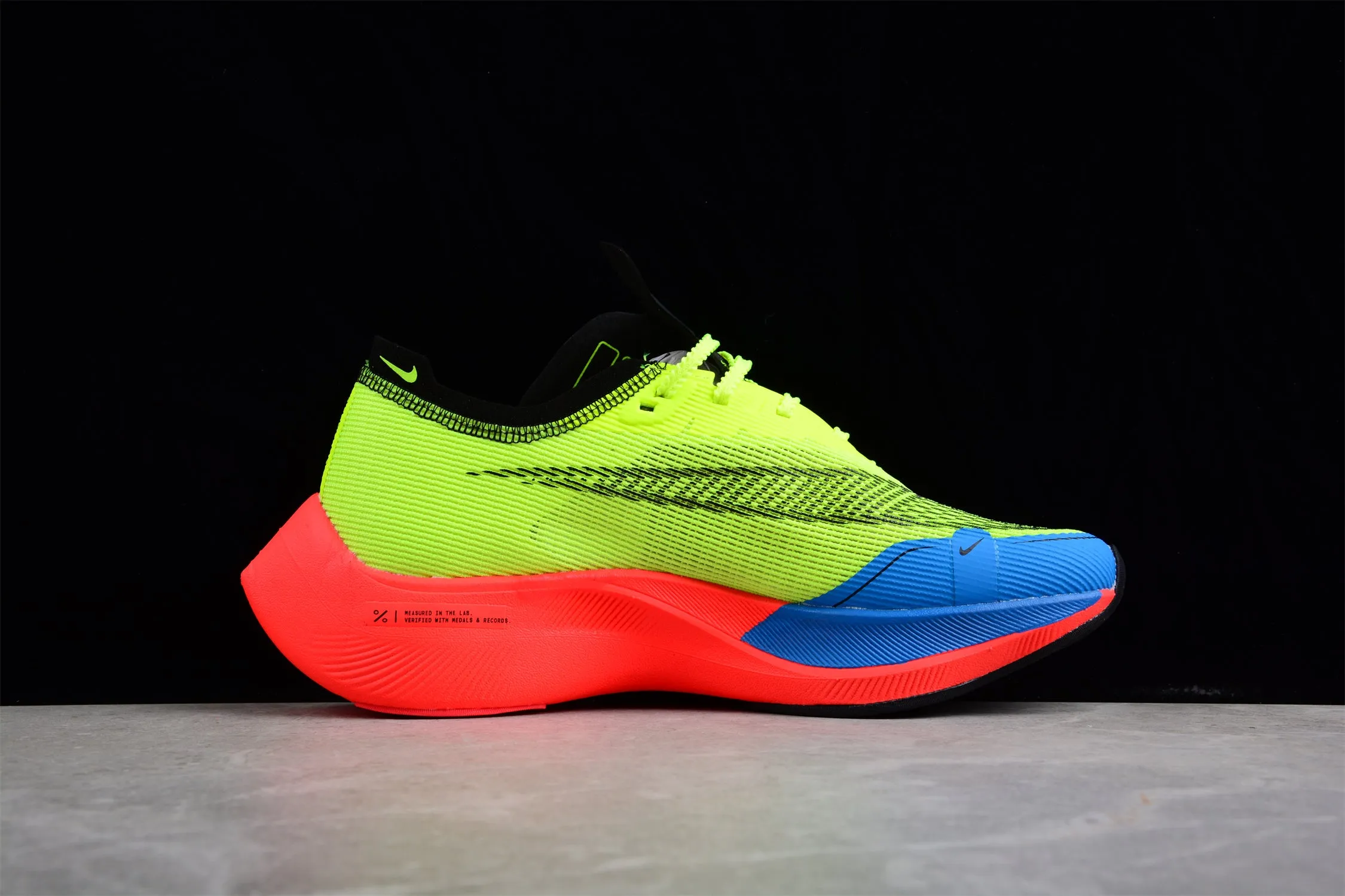 ZoomX Vaporfly Next% 2 Green,Blue and Red