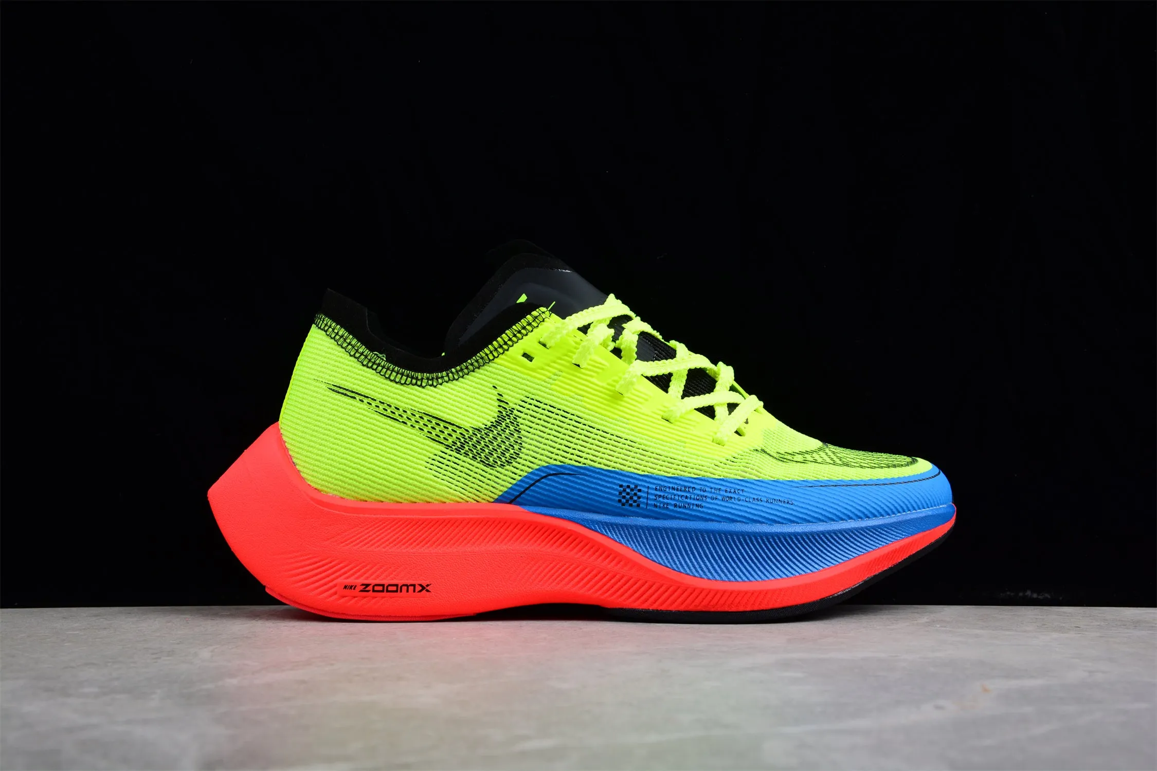 ZoomX Vaporfly Next% 2 Green,Blue and Red